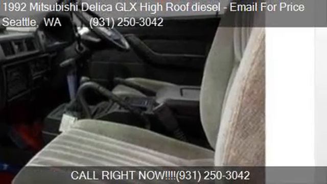 1992 Mitsubishi Delica GLX High Roof diesel for sale in Sea смотреть онлайн