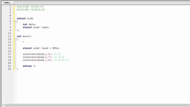 Linked List Insert Node at nth Position Using C in Hindi - Tutorial #7 смотреть онлайн