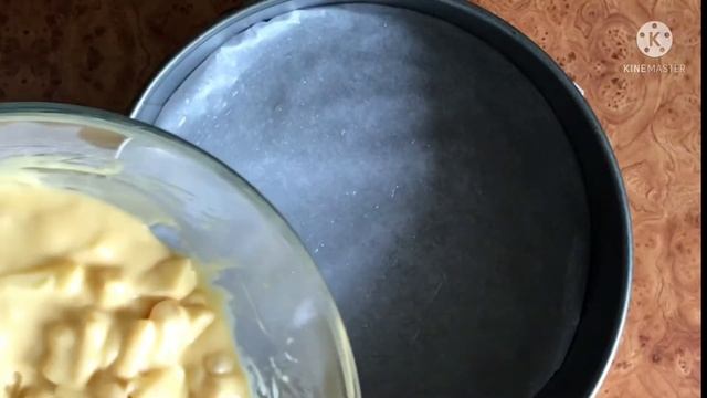 Яблочный пирог с заварным кремом. смотреть онлайн