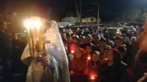 Пасхальное богослужение. Крестный ход