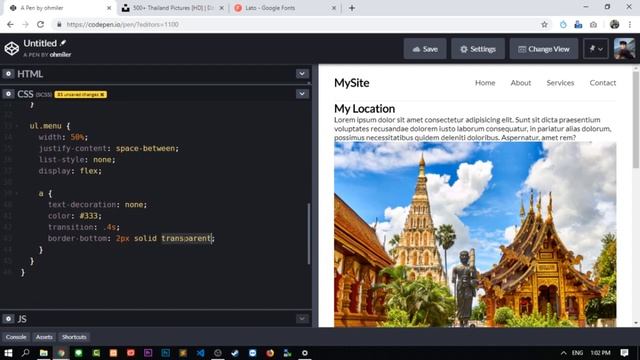 HTML & CSS + การใช้งาน Google Map บนเว็บไซต์ смотреть онлайн