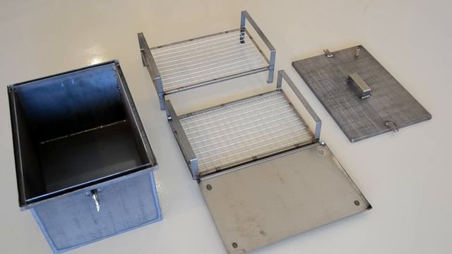 Коптильня 450 300 250 из стали 2мм смотреть онлайн