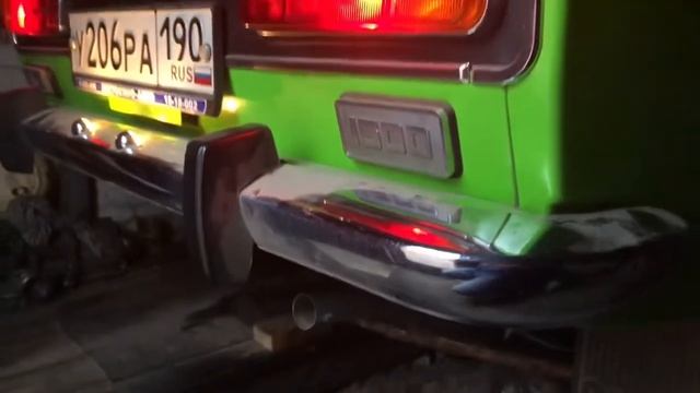 Москвич 2140. Советский прямоток из нержавейки. Звук работы. смотреть онлайн
