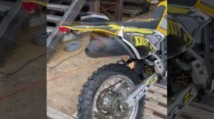 Звучание прямотока FMF по сравнению с оригиналом на Suzuki DRZ400