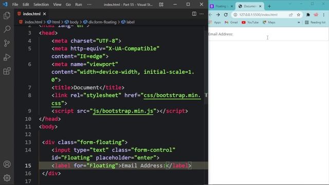 52. Bootstrap 5 Floating Labels Bangla Tutorial смотреть онлайн