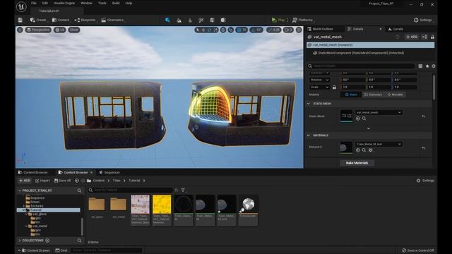 Project Titan Train Destruction FX | Part 7 | Import VAT Into Unreal смотреть онлайн