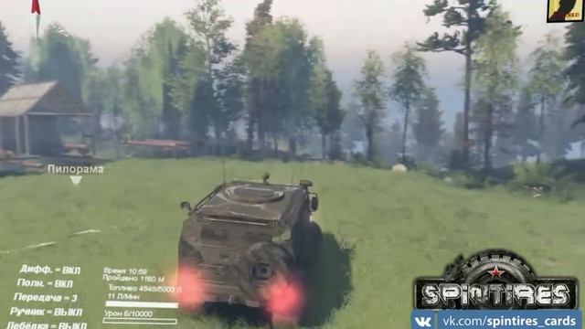 Прохождение карты "Simple" #SpinTires FULL Обзор NEWMAP смотреть онлайн
