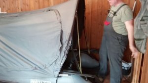 Тент на лодку ПВХ своими руками( ходовой+ стояночный).