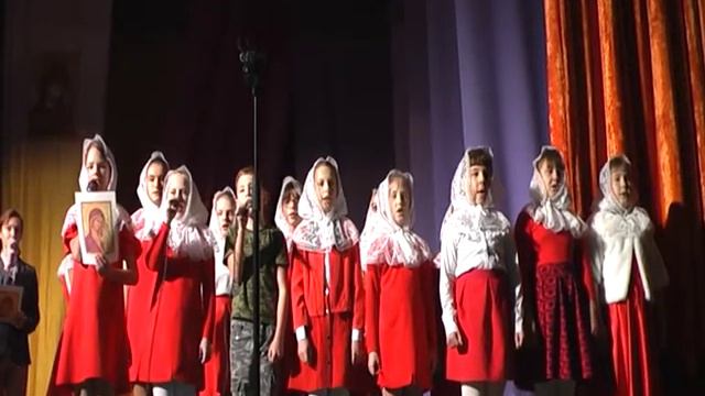 "Гимн Казанской иконе Божией Матери" - исп. детская вокально - эстрадная студия "Мечта" смотреть онлайн