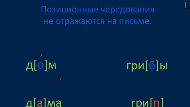 Русский язык. Изменение звуков в потоке речи. смотреть онлайн