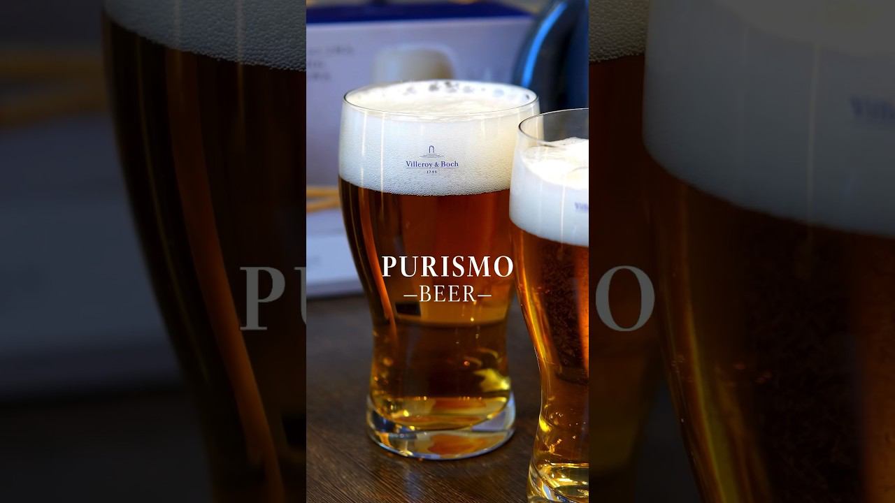 Набор бокалов для пива Purismo Beer от Villeroy & Boch для настоящих ценителей #villeroyboch #пиво смотреть онлайн