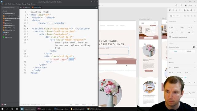 Adobe XD to HTML CSS смотреть онлайн