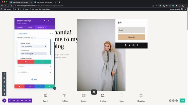 How to Hide/Show Content to Logged In/Out Users in Divi Builder - No Plugin | Divi Condition Option смотреть онлайн