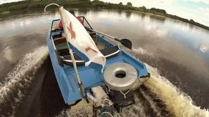 Нептун-23 Крым урезанный винт 300 и мотор ниже на 10 мм