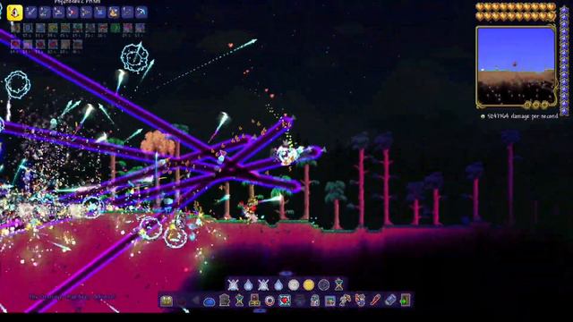 The Most INSANE Mage Weapon In TERRARIA! Psychedelic Prism Vs All Bosses смотреть онлайн