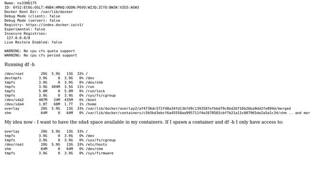 Docker increase available disk space смотреть онлайн