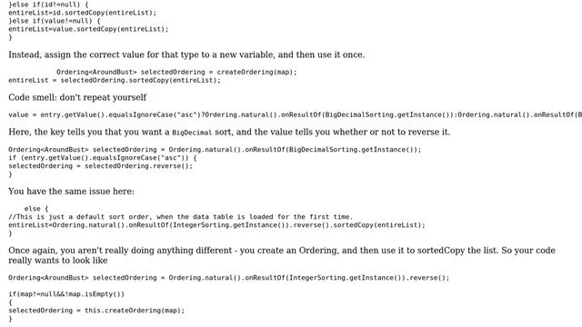 Code Review: Efficient way of sorting a List based on multiple properties using Google Guava смотреть онлайн