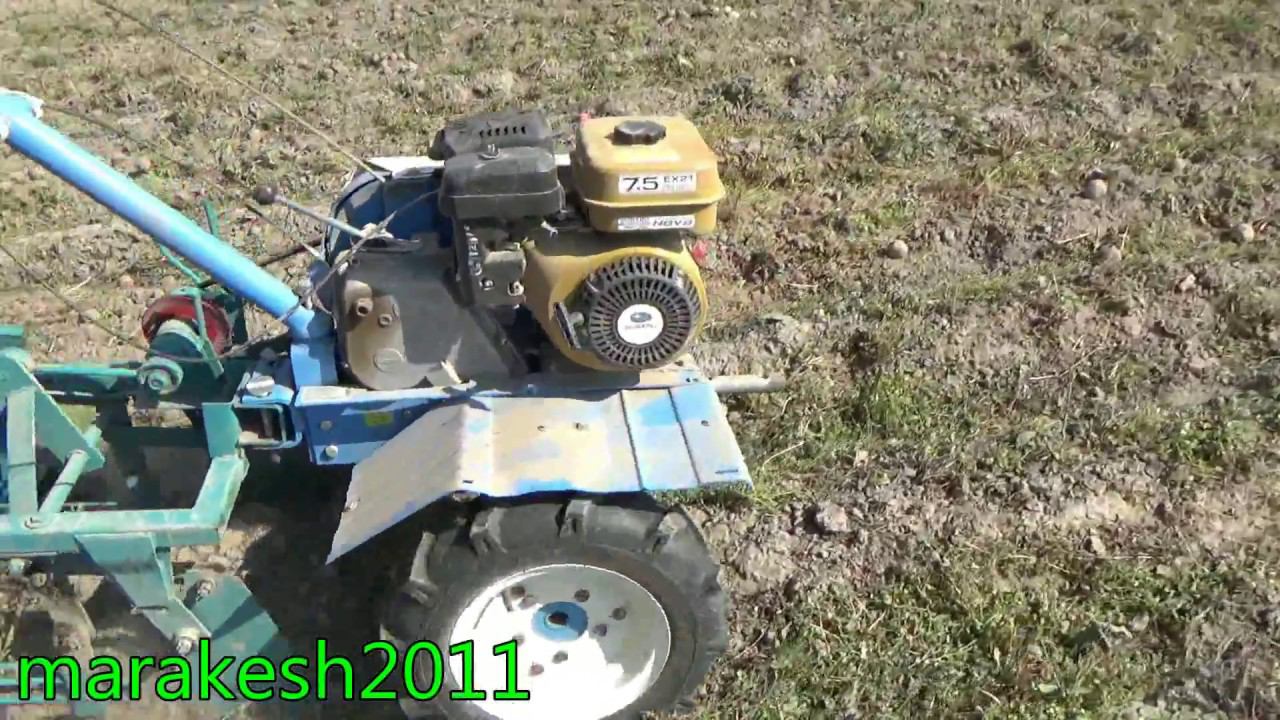 Мотоблок Нева МБ-2(копаем картошку). смотреть онлайн