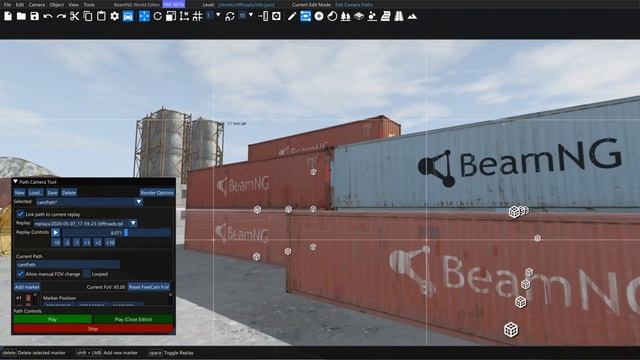 BeamNG Drive: Moving Camera Tutorial - Using the Camera Path Editor Tool смотреть онлайн