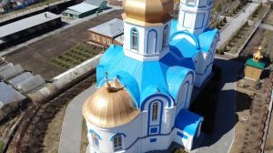 Колывань, Покровский Александро Невский женский монастырь, Novosibirsk 4k drone Новосибирск с высот
