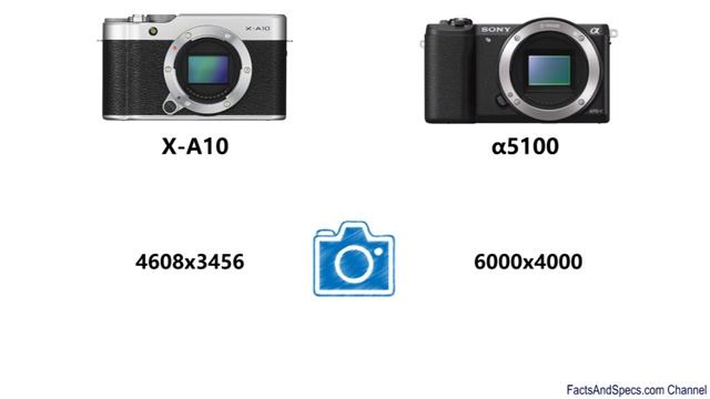 Fujifilm X-A10 vs Sony Alpha α5100 смотреть онлайн