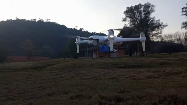 Fimi A3 flying with a 4s li-ion cell 14v (4s1p) drone. / Fimi a3 voando com bateria 4s li-ion смотреть онлайн