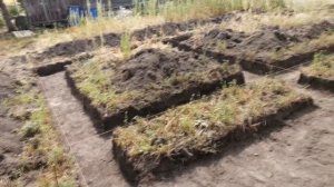 Свайно-ростверковый фундамент под баню.Начало строительства