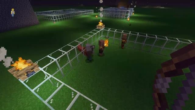 Minecraft illagers vs villagers vs Pillagers! смотреть онлайн