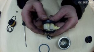 замена фильтра грубой очистки на газовом оборудовании BRC на примере рено дастер