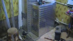 печь кирпичная в алюминиевом коробе