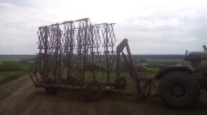 Самодельная сцепка борон гидравлическая