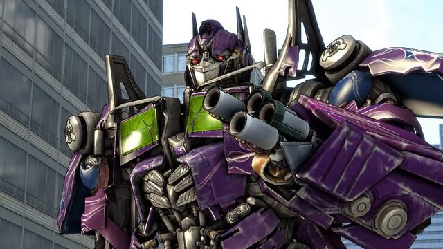 Transformers: Evil Optimus Prime Vs Optimus and Megatron! Shattered Glass Fight Scene Animation SFM смотреть онлайн