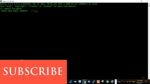 Security Hiding PassWord in Python 3 6 1 Script بايثون إخفاء كلمة السر смотреть онлайн