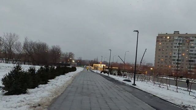 ОБЗОР ТЕРРИТОРИИ СТАНЦИИ МЕТРО КЛЕНОВЫЙ БУЛЬВАР ПЕРЕД ПУСКОМ смотреть онлайн