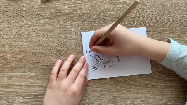 Лягушка. Как быстро нарисовать лягушку. смотреть онлайн