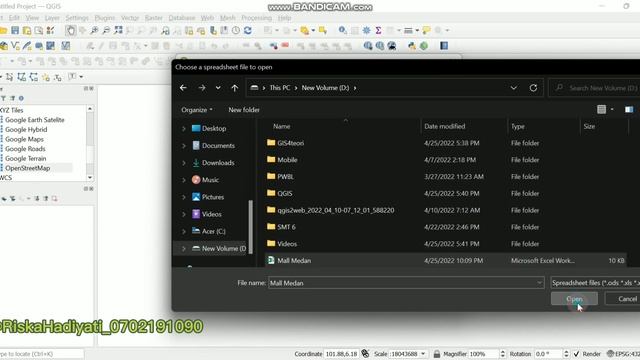 MEMBUAT SHP DARI EXCEL di #qgis || Plugin Spreadsheet Layers смотреть онлайн