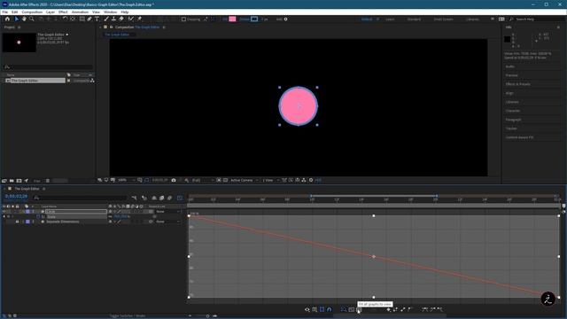 What is Graph Editor | Keyframe Types | Beginners After Effects смотреть онлайн