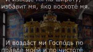 КОЛОКОЛЬНЫЙ ЗВОН И 17 ПСАЛОМ