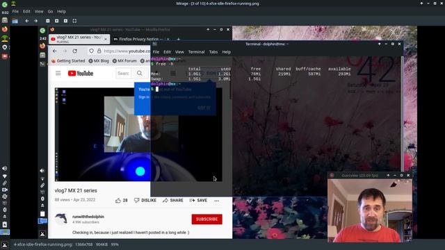 Comparing ram and cpu usage of antiX and MX 21 on low spec hardware смотреть онлайн