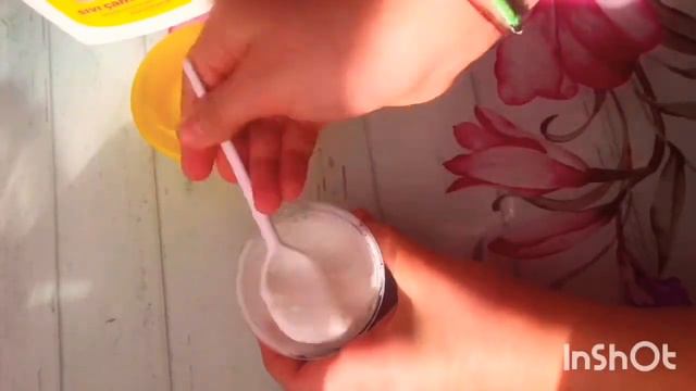Как сделать слайм из двух ингридиентов🌸🥰 смотреть онлайн