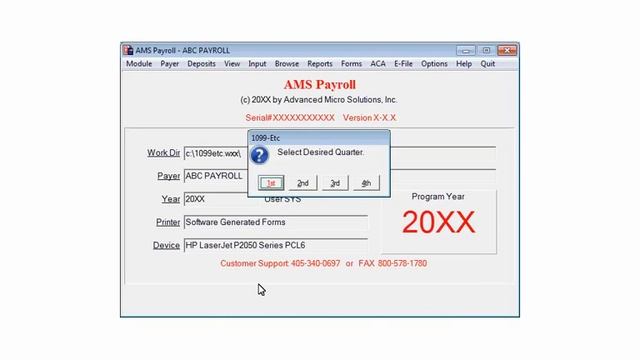Arizona - Creating the State Quarterly Returns E-File in AMS Payroll смотреть онлайн