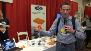 LaCie Rugged Thunderbolt 3/ USB C Drive SSD at Pepcom 2019