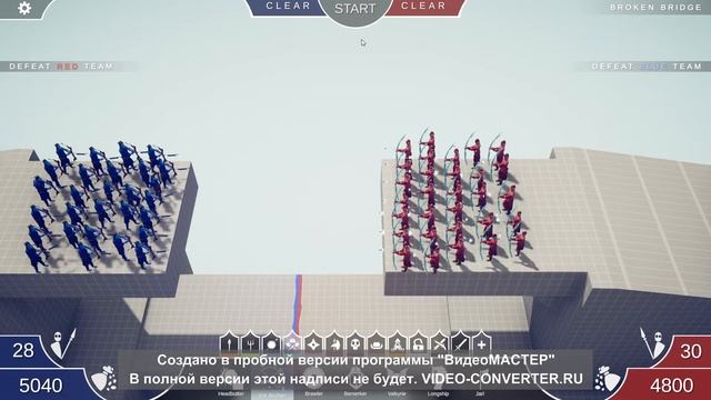 Новый Эпический симулятор боев - totally accurate battle simulator обзор смотреть онлайн