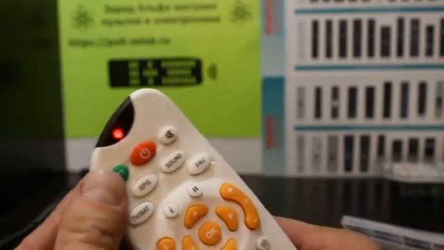 HUAYU RM-B988 настройка универсального пульта для спутниковых ресиверов. смотреть онлайн