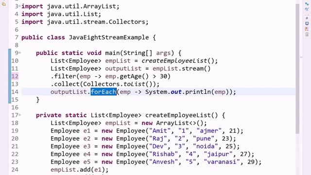 Java 8 | Filter in java | Collection in java | Map in java #collection #java #interview смотреть онлайн
