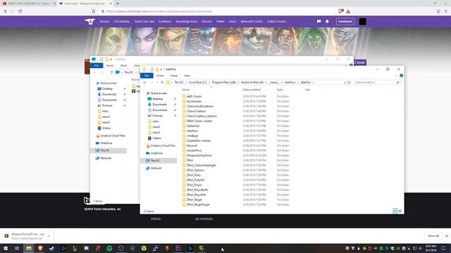 Installing World of Warcraft Classic Addons смотреть онлайн