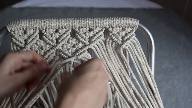 Tutorial Macrame Stool / Macrame Chair смотреть онлайн