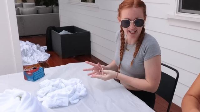 tie-dying 100 sweatshirts in 24 HOURS!! смотреть онлайн