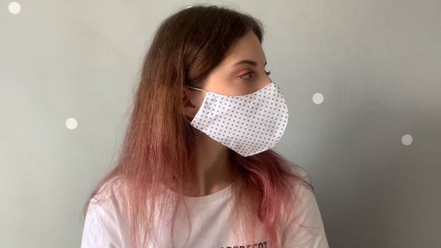 Маска для лица «ГОРОШКИ» взрослая женская смотреть онлайн