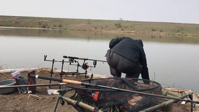 Карп на Флэт Фидер весной в Апреле [Кошерная Рыбалка на Солнечной Бухте] смотреть онлайн
